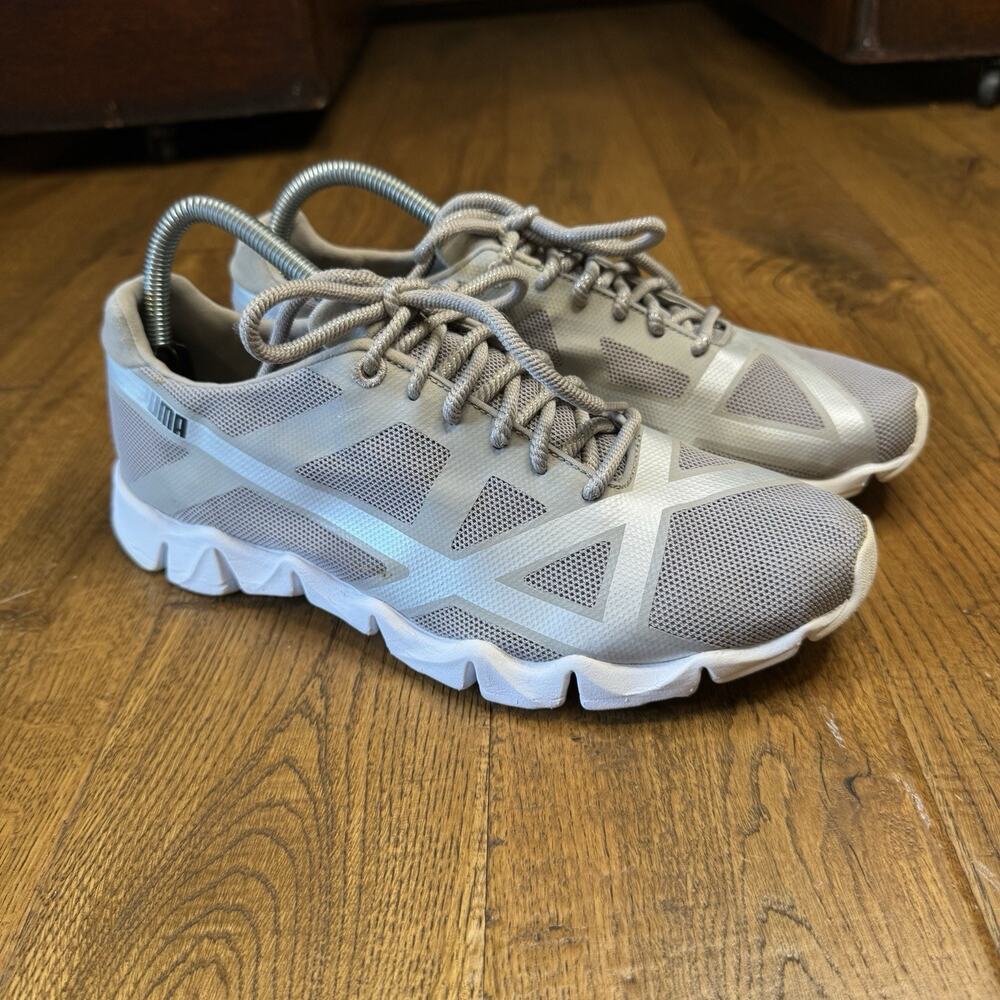 PUMA Gray Lightweight Women’s Shoes Lace Up Sneaker Size 10 US - Picture 2 of 5